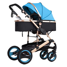 Load image into Gallery viewer, 2020 new baby trolley high landscape 3 to 1 baby stroller double faced children free shipping in four seasons in Russia
