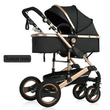 Load image into Gallery viewer, 2020 new baby trolley high landscape 3 to 1 baby stroller double faced children free shipping in four seasons in Russia
