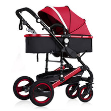 Load image into Gallery viewer, 2020 new baby trolley high landscape 3 to 1 baby stroller double faced children free shipping in four seasons in Russia
