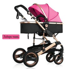 Load image into Gallery viewer, 2020 new baby trolley high landscape 3 to 1 baby stroller double faced children free shipping in four seasons in Russia
